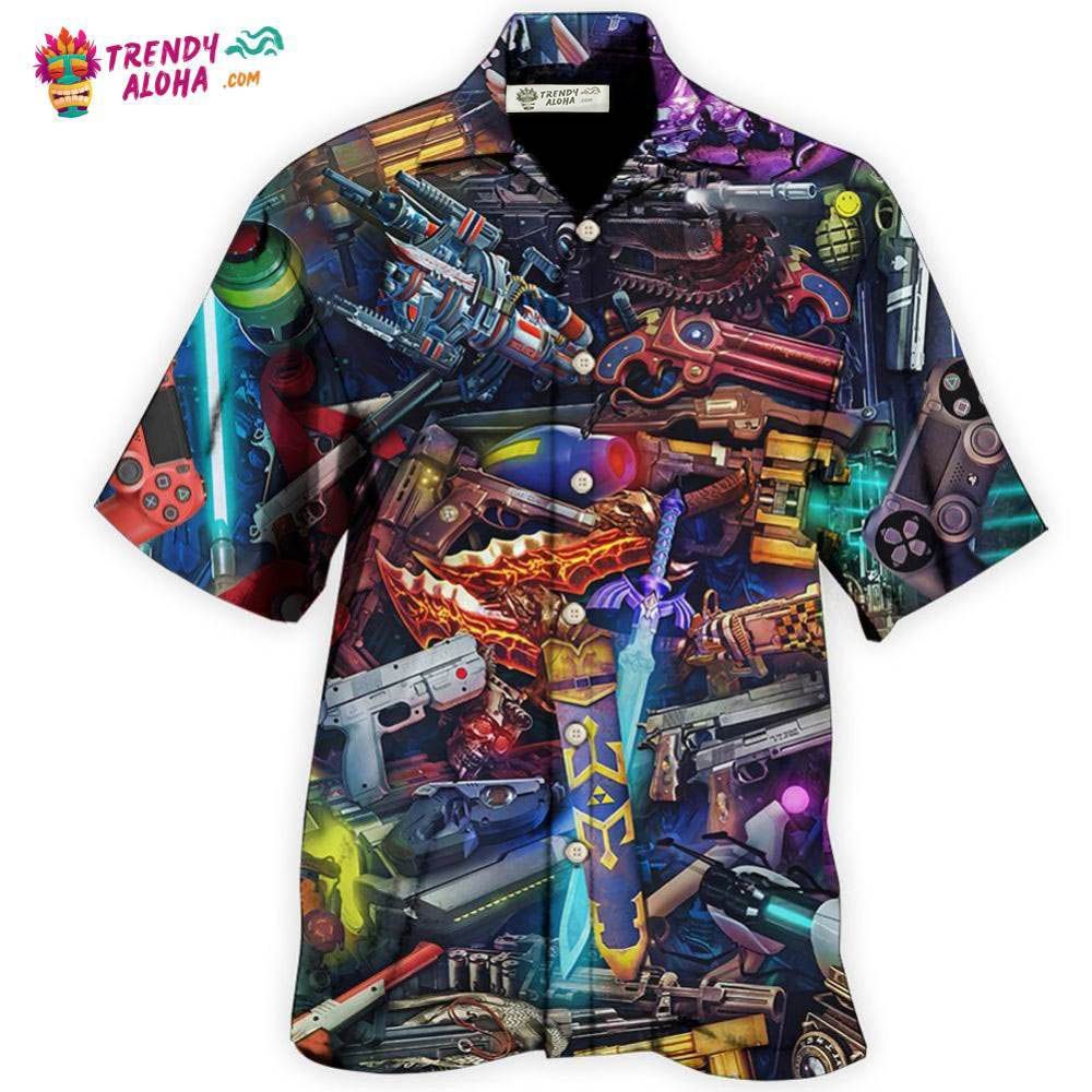 Game In The Funny Life Hawaiian Shirt – Trendy Aloha Game In The Funny Life Hawaiian Shirt – Trendy Aloha