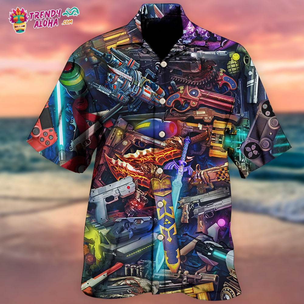 Game In The Funny Life Hawaiian Shirt – Trendy Aloha