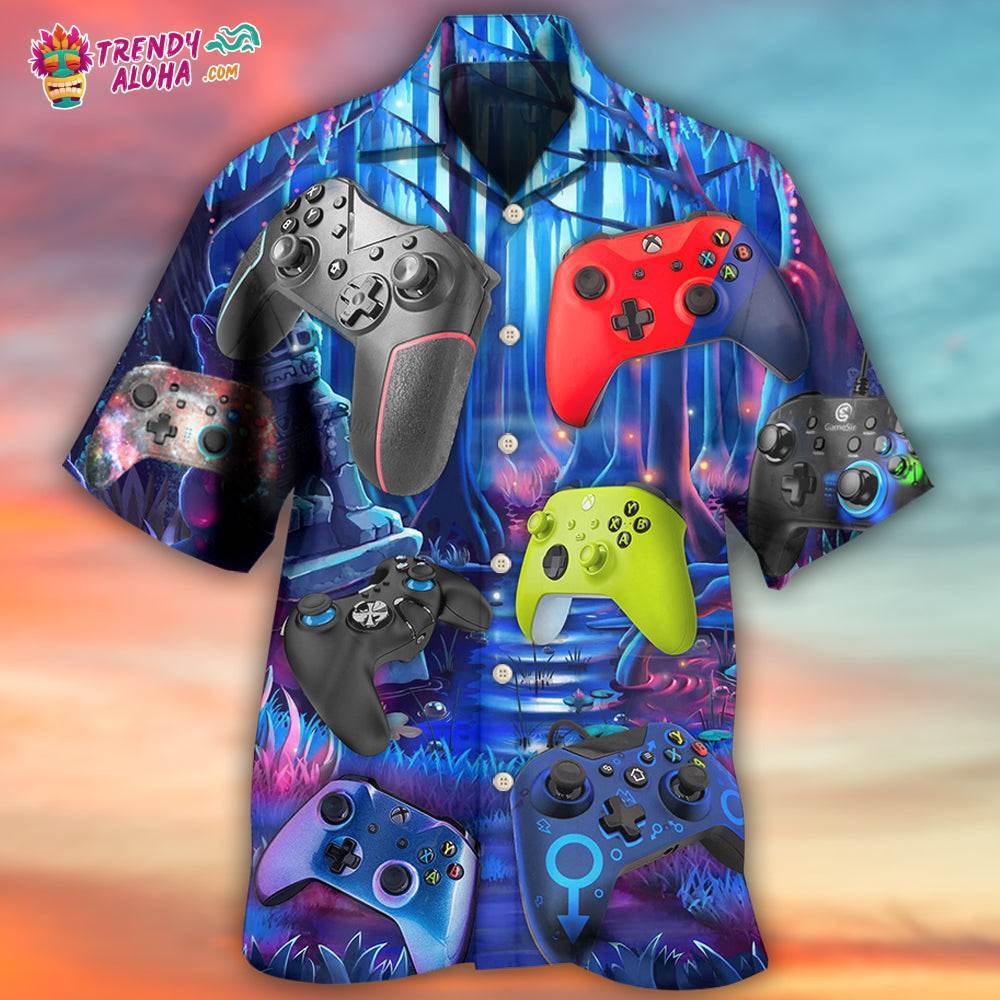 Game Video Games Style Play It Everyday Hawaiian Shirt – Trendy Aloha