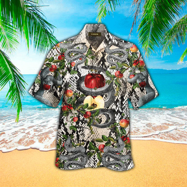 Garden Of Eden Snake Unisex Trendy Hawaiian Shirt Summer Gifts