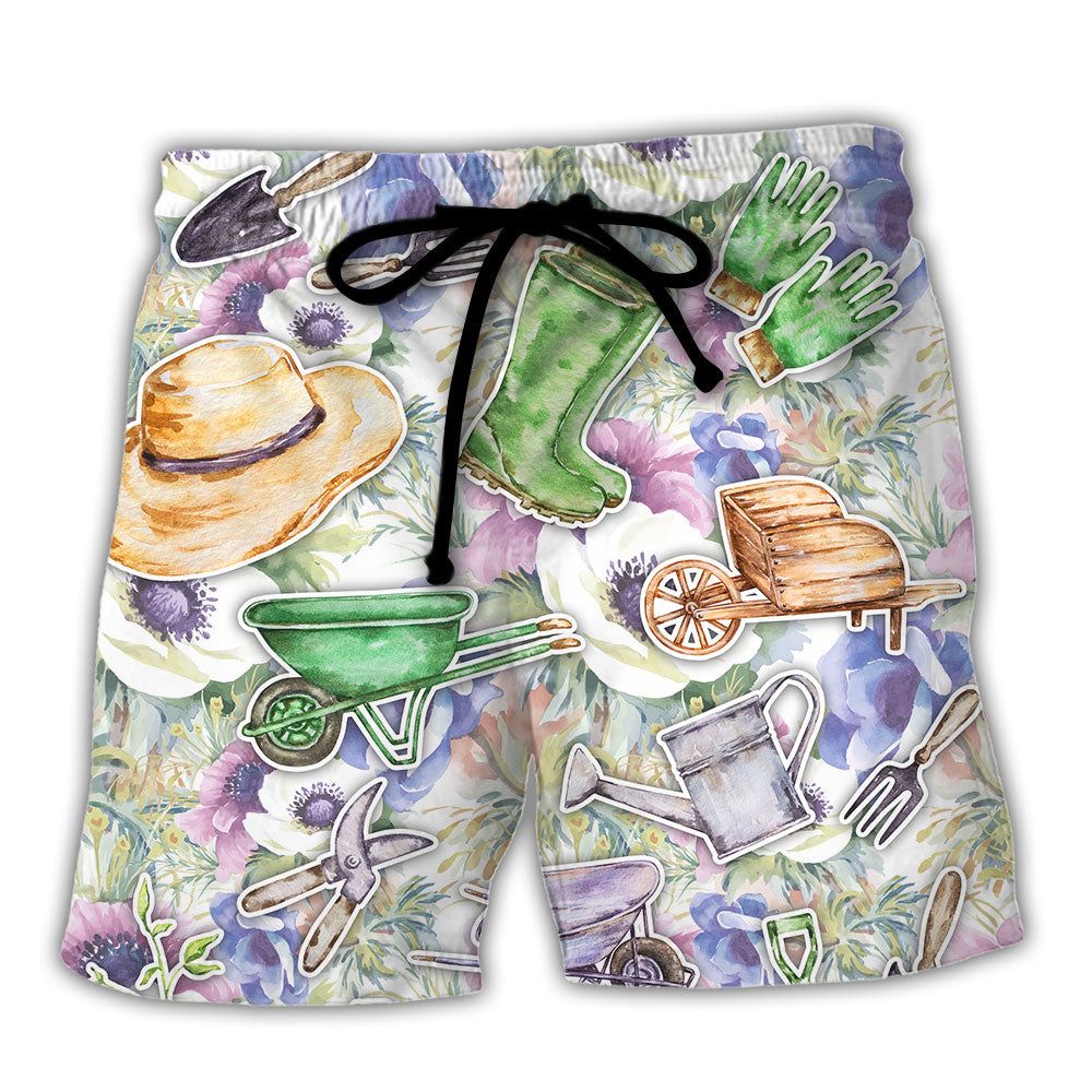Gardening I Love Gardening From My Head Tomatoes Vintage Art Trendy Aloha Hawaiian Beach Shorts Gardening I Love Gardening From My Head Tomatoes Vintage Art Trendy Aloha Hawaiian Beach Shorts