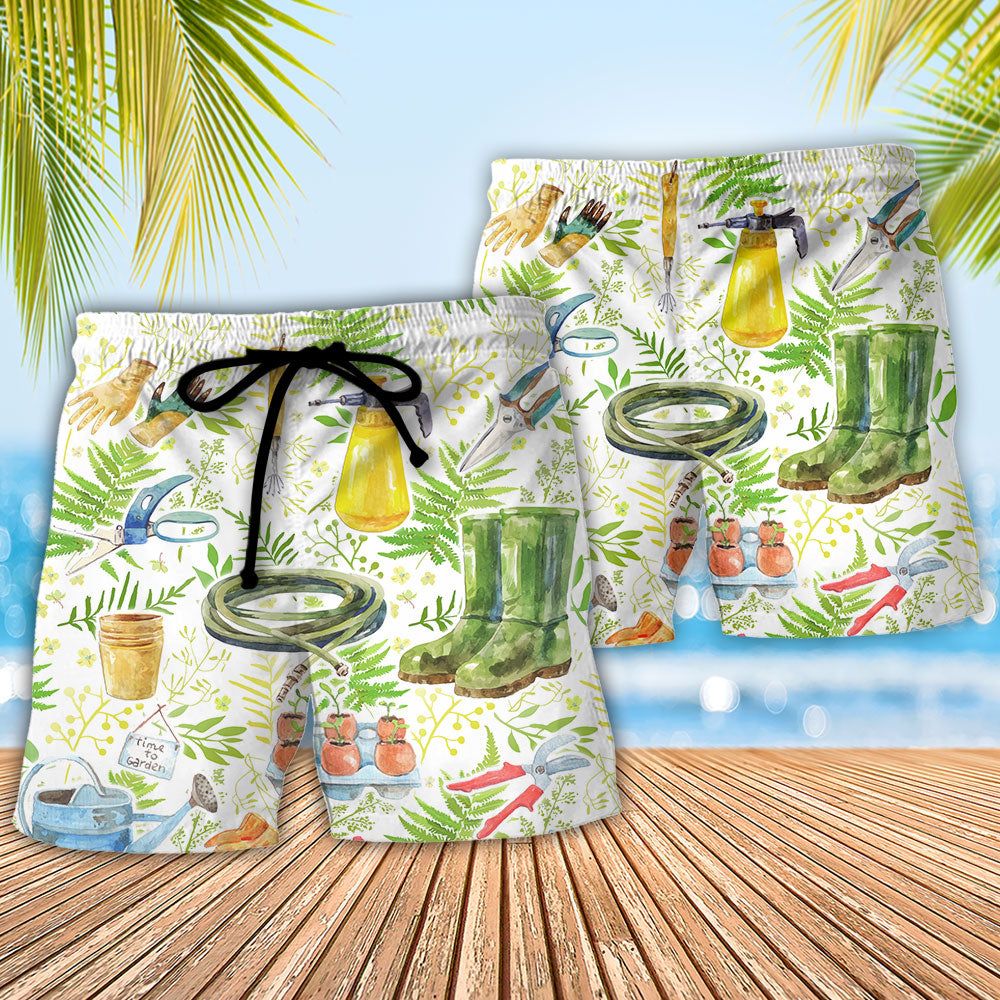 Gardening I’m A Plantaholic Vintage Art Trendy Aloha Hawaiian Beach Shorts