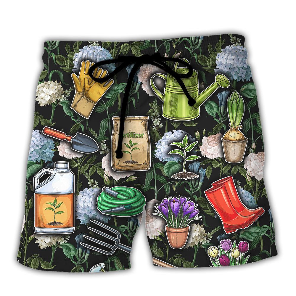 Gardening My Plants Are Rooting For Me Vintage Art Trendy Aloha Hawaiian Beach Shorts Gardening My Plants Are Rooting For Me Vintage Art Trendy Aloha Hawaiian Beach Shorts