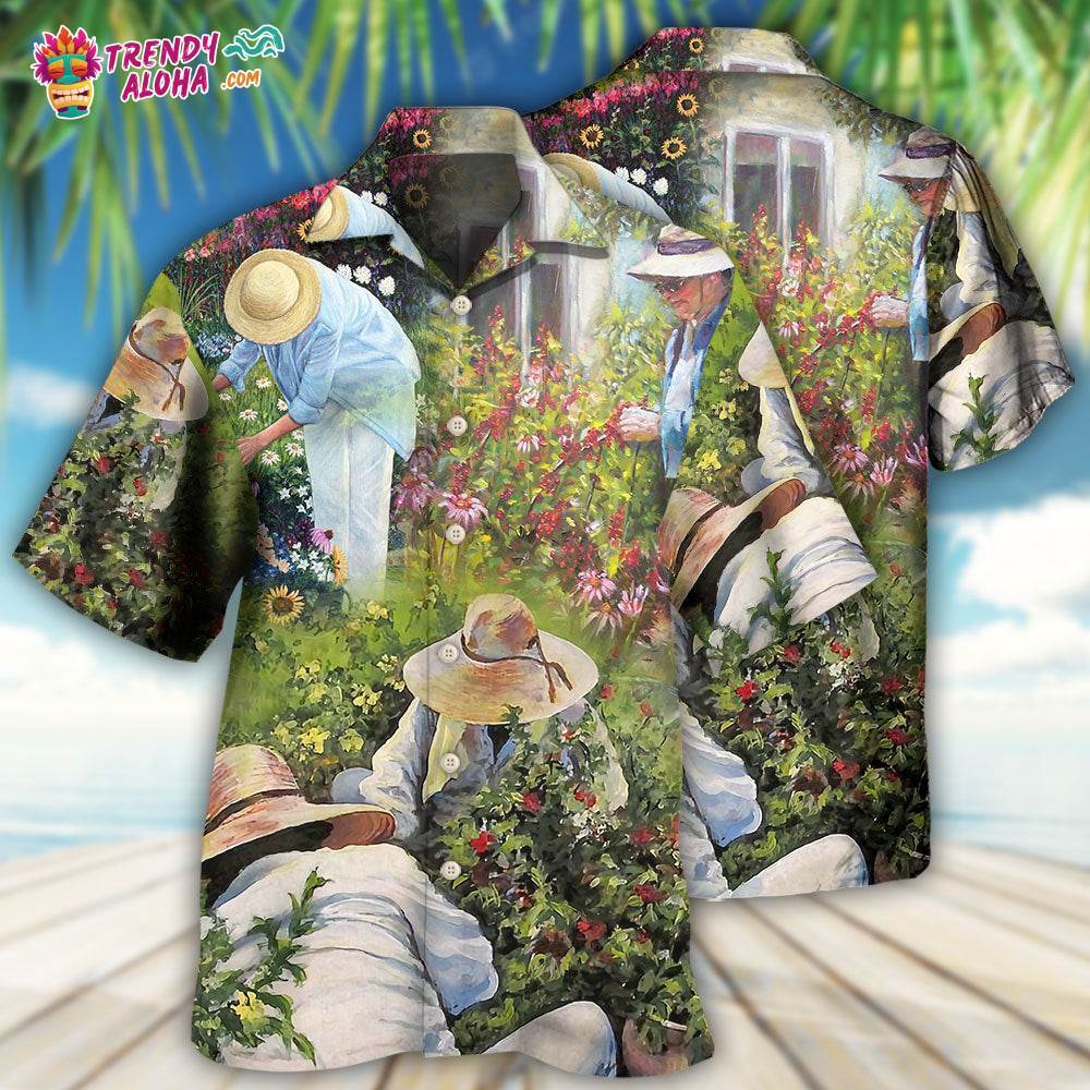 Gardening Peaceful Life Hawaiian Shirt – Trendy Aloha