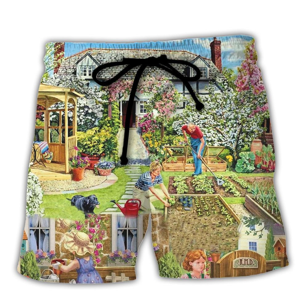 Gardening Plants Don’t Tell Secret Sun The Garden Vintage Vibe Trendy Aloha Hawaiian Beach Shorts Gardening Plants Don’t Tell Secret Sun The Garden Vintage Vibe Trendy Aloha Hawaiian Beach Shorts