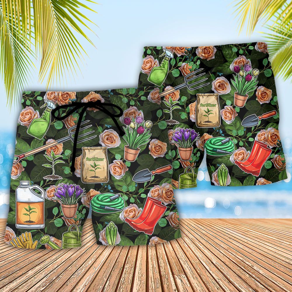 Gardening Plants Sorry I Have Plants This Weekend Vintage Vibe Trendy Aloha Hawaiian Beach Shorts