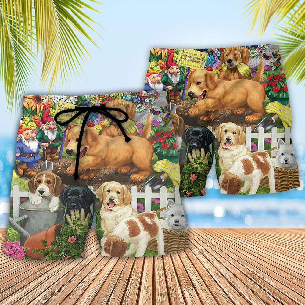Gardening Sorry I Can’t My Plants And Dogs Need Me Vintage Vibe Trendy Aloha Hawaiian Beach Shorts