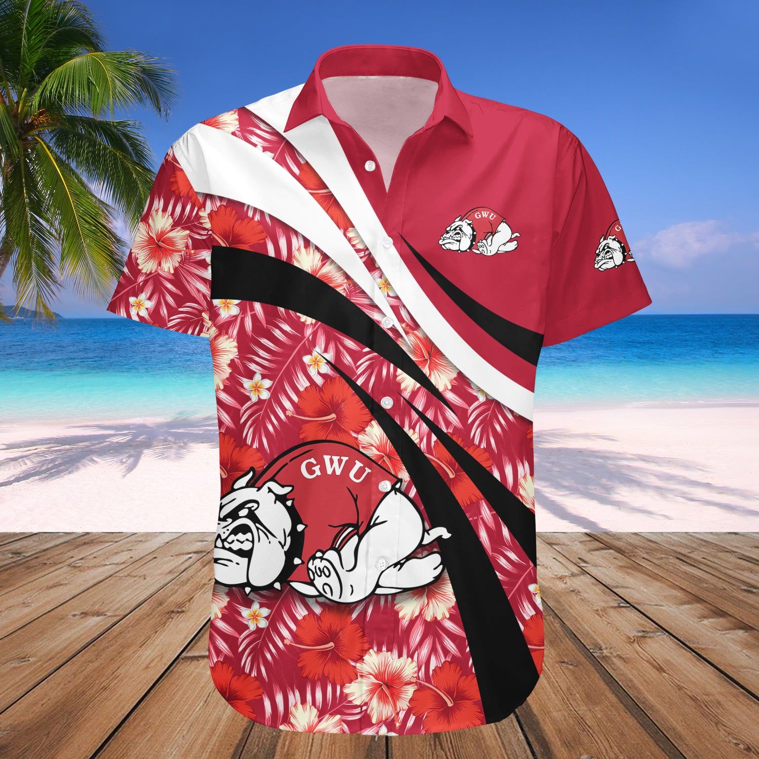 Gardner-Webb Runnin’ Bulldogs Hawaii Shirt Hibiscus Sport Style – NCAA