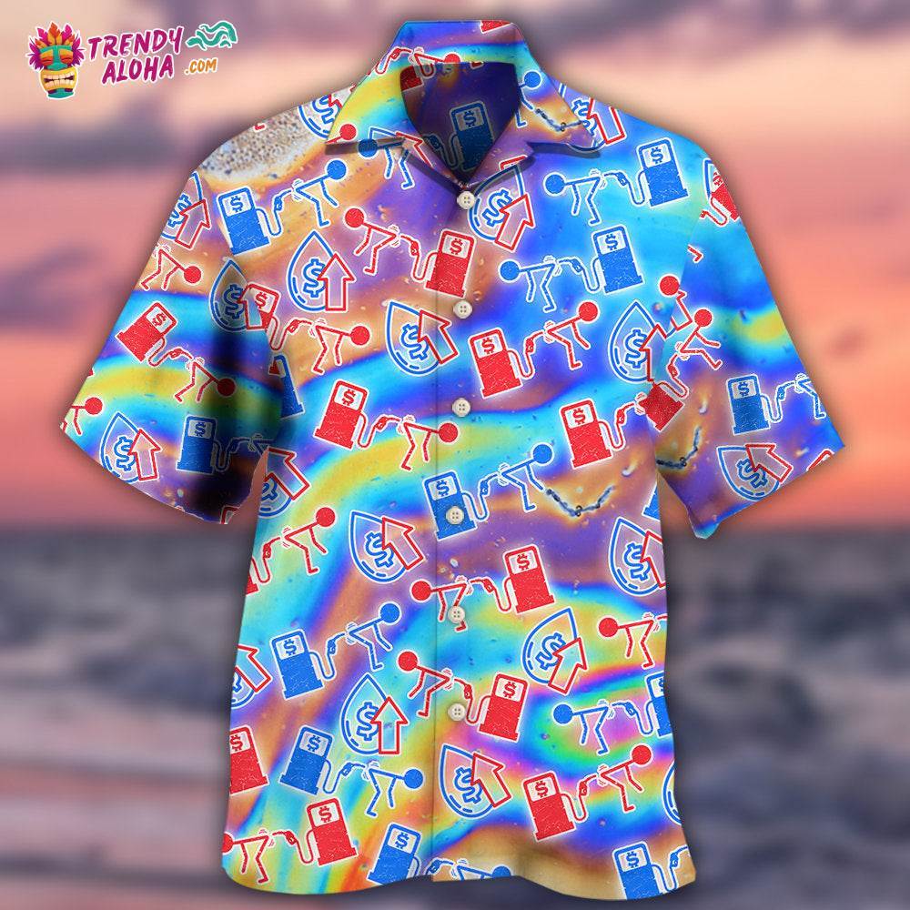 Gas Pump Oil Fuel Petrol Hawaiian Shirt – Trendy Aloha