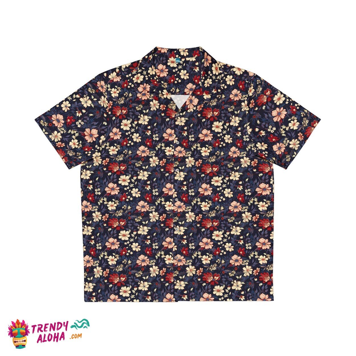 Geek-Chic Luau Harmony Floral Hawaiian Shirt for Nerd Vibes