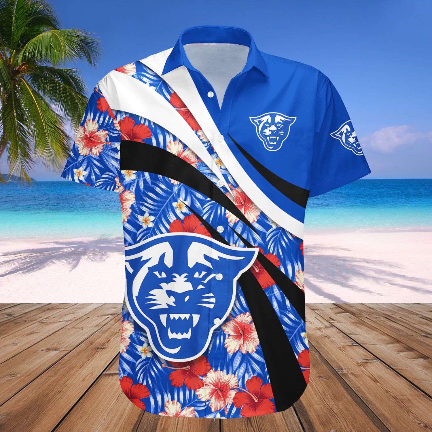 Georgia State Panthers Hawaii Shirt Hibiscus Sport Style – NCAA