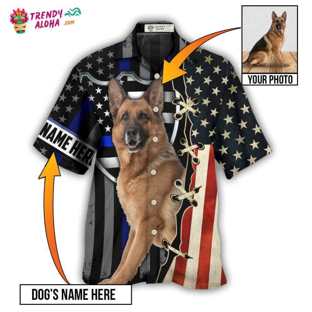 German Shepherd Dog Various Style Custom Photo Personalized Hawaiian Shirt – Trendy Aloha German Shepherd Dog Various Style Custom Photo Personalized Hawaiian Shirt – Trendy Aloha