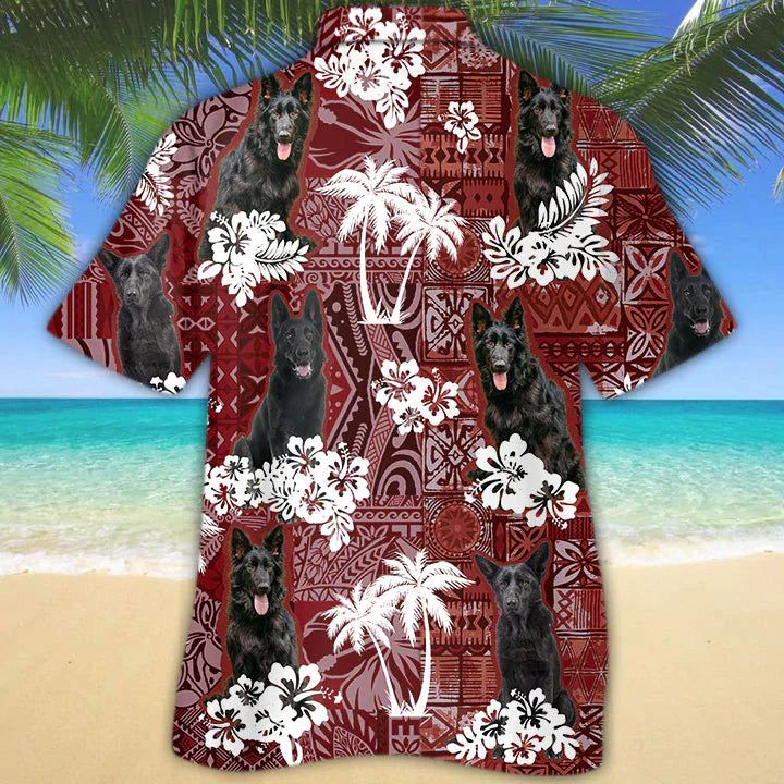 English Mastiff Red Hawaiian Shirt, Gift for Dog Lover Shirts, Animal Summer Shirts HO1259