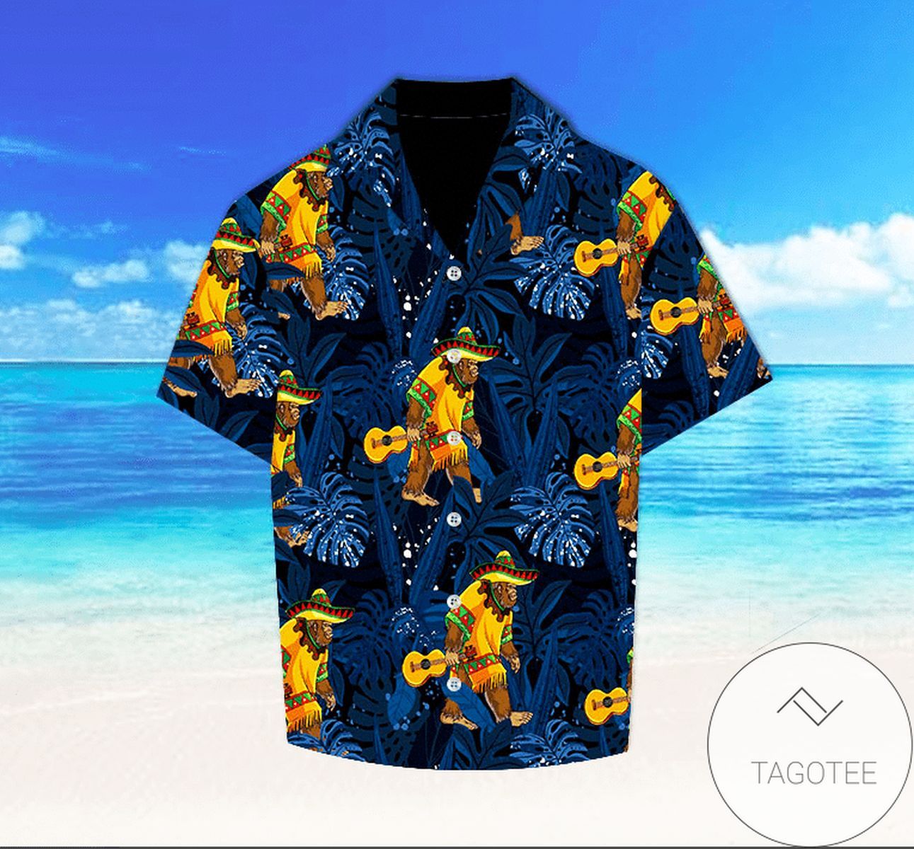 Get Here Squatcho Bigfoot SasquatcMexican Tropical Hawaiian Shirts