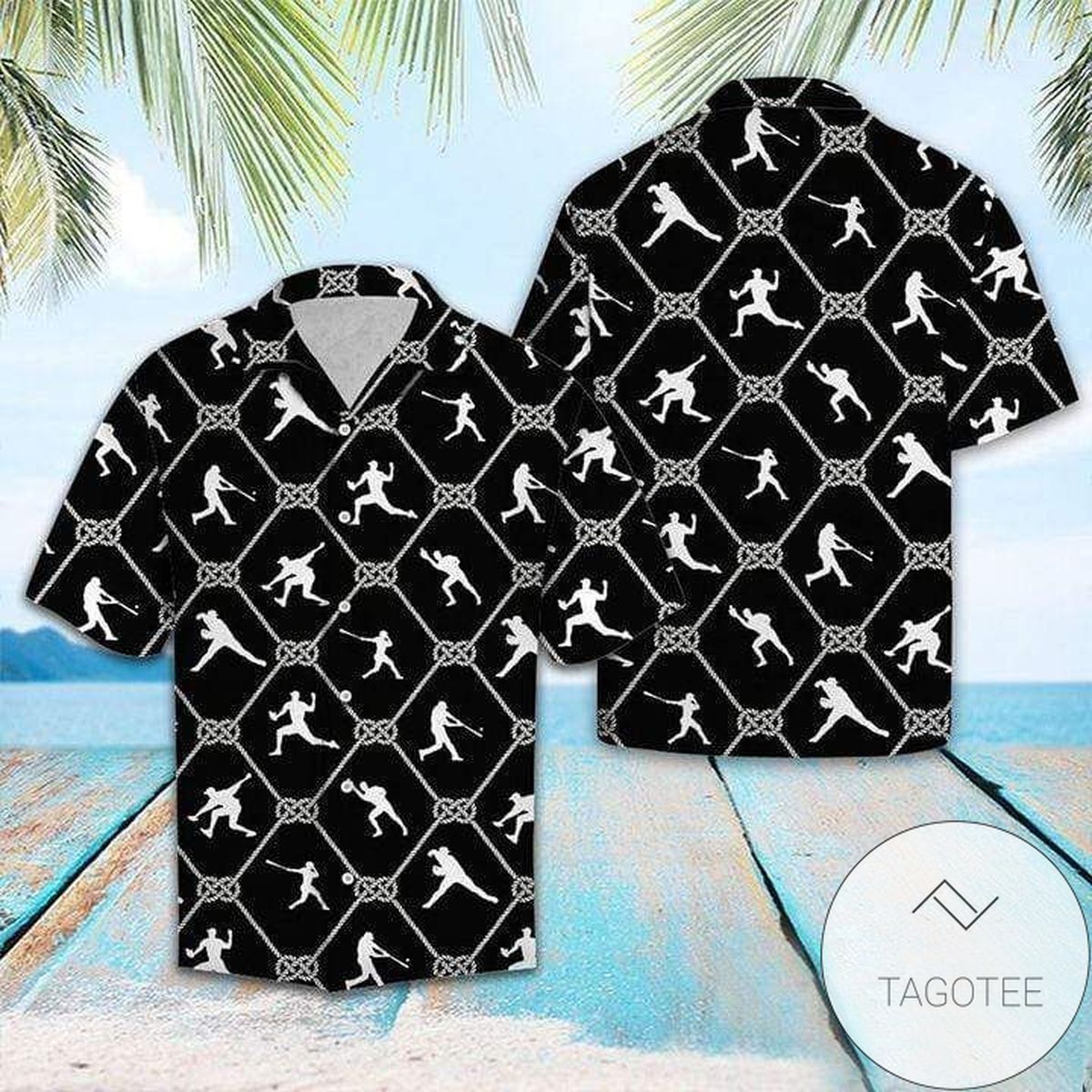 Get Now Baseball Multi Pattern Tropical Hawaiian Shirts