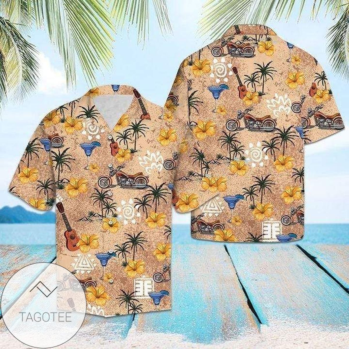 Get Now Classic Vintage Motorcycle Hawaiian Shirts