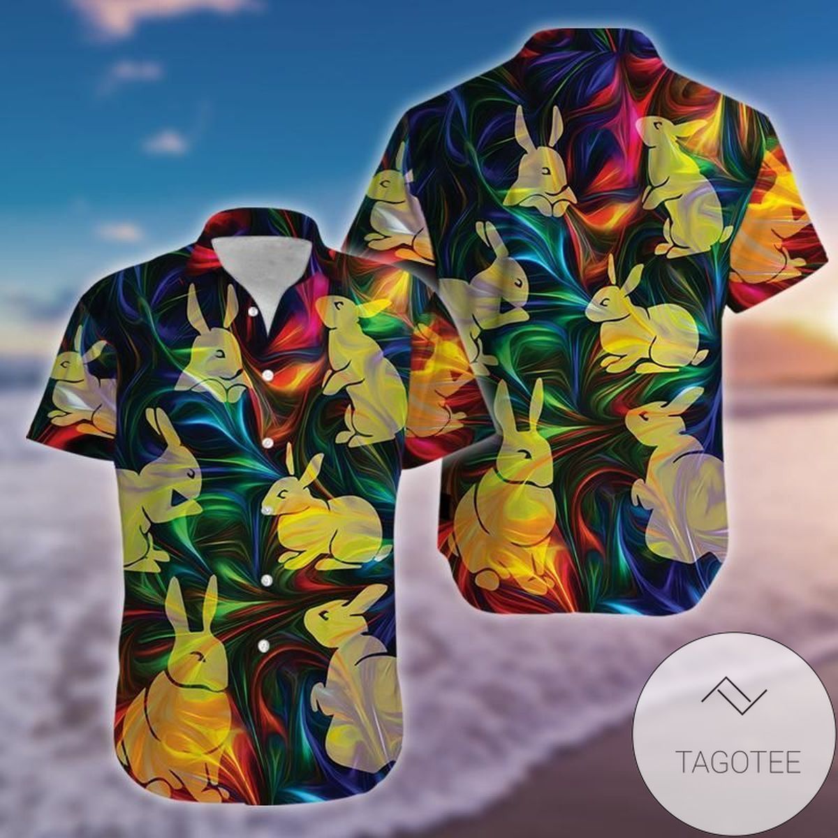 Get Now Colorful Easter Bunny Hawaiian Shirts