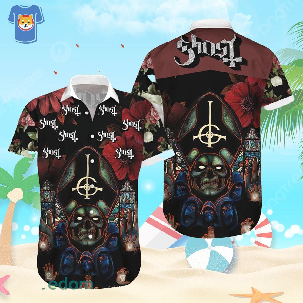 Ghost Bc Beach Shirt Men And Women Gift Hawaiian Shirt