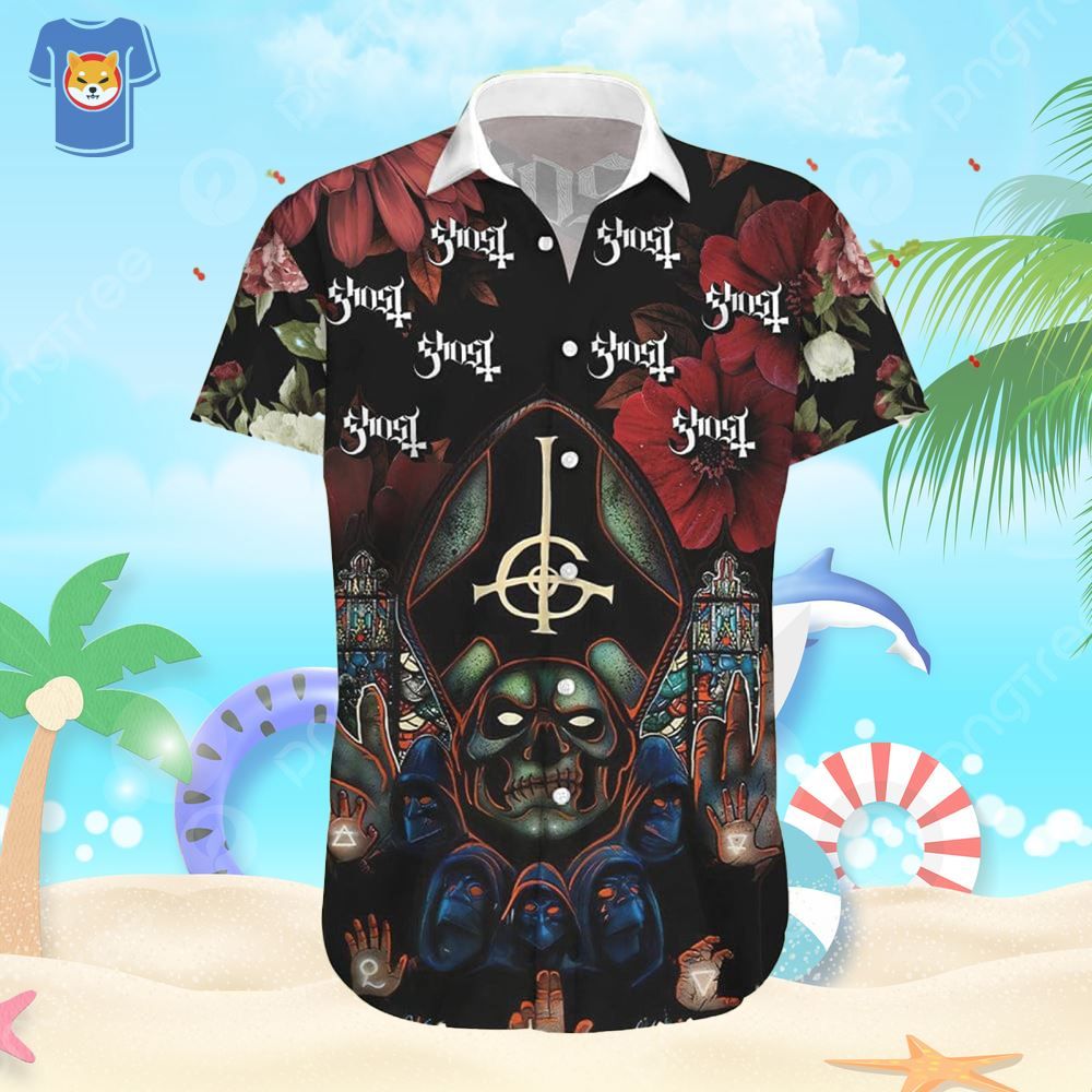 Ghost Bc Beach Shirt Men And Women Gift Hawaiian Shirt