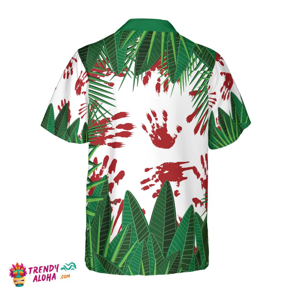 Ghost In The Bushes Halloween Hawaiian Shirt, Unique Halloween Shirt For Men And Women