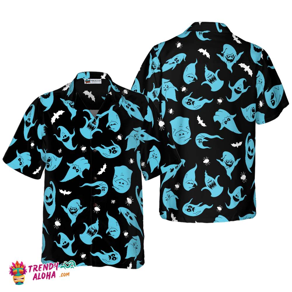 Ghosts Halloween Hawaiian Shirt