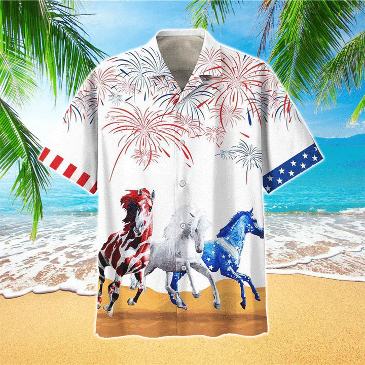 Gift For Horse Lovers, This Girl Runs On Jesus And Horse Black Brown Trendy Hawaiian Shirt