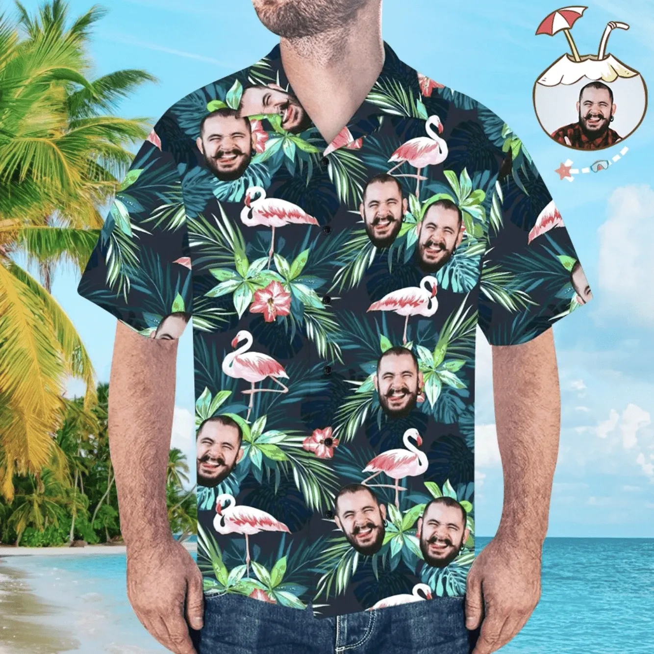 Gift For Mother Mothers Day Gifts Flamingo Tropical Face Hawaiian Shirt
