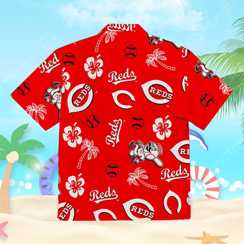 Giveaway Reds Baseball Special Edition Hawaiian Shirt