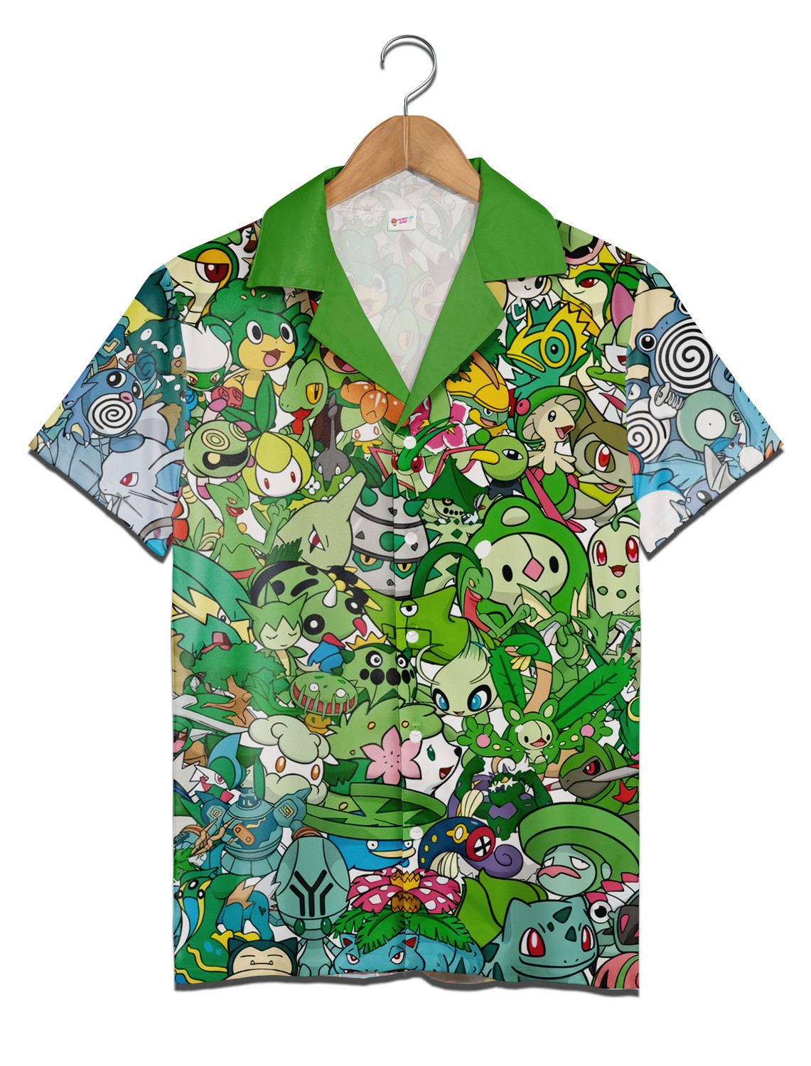Glass Type Pokemon Hawaiian Shirt Aloha Summer Beach Outfits, Pokemon Lovers Gift