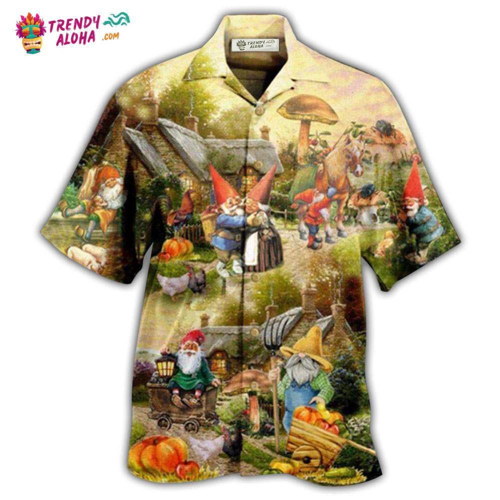 Gnome Farmer Oh Gnomes Hawaiian Shirt – Trendy Aloha Gnome Farmer Oh Gnomes Hawaiian Shirt – Trendy Aloha