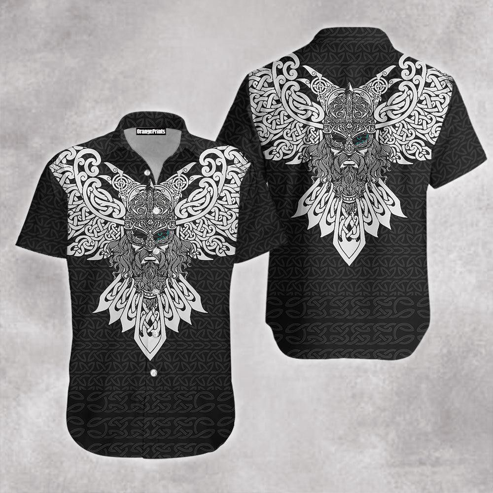 God And Raven Odin Viking Hawaiian Shirt For