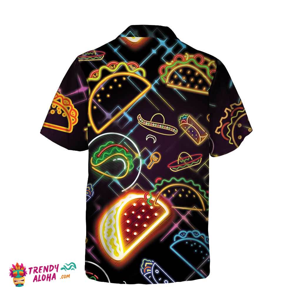 God Created Tacos Hawaiian Shirt, Funny Taco Shirt For Men & Women