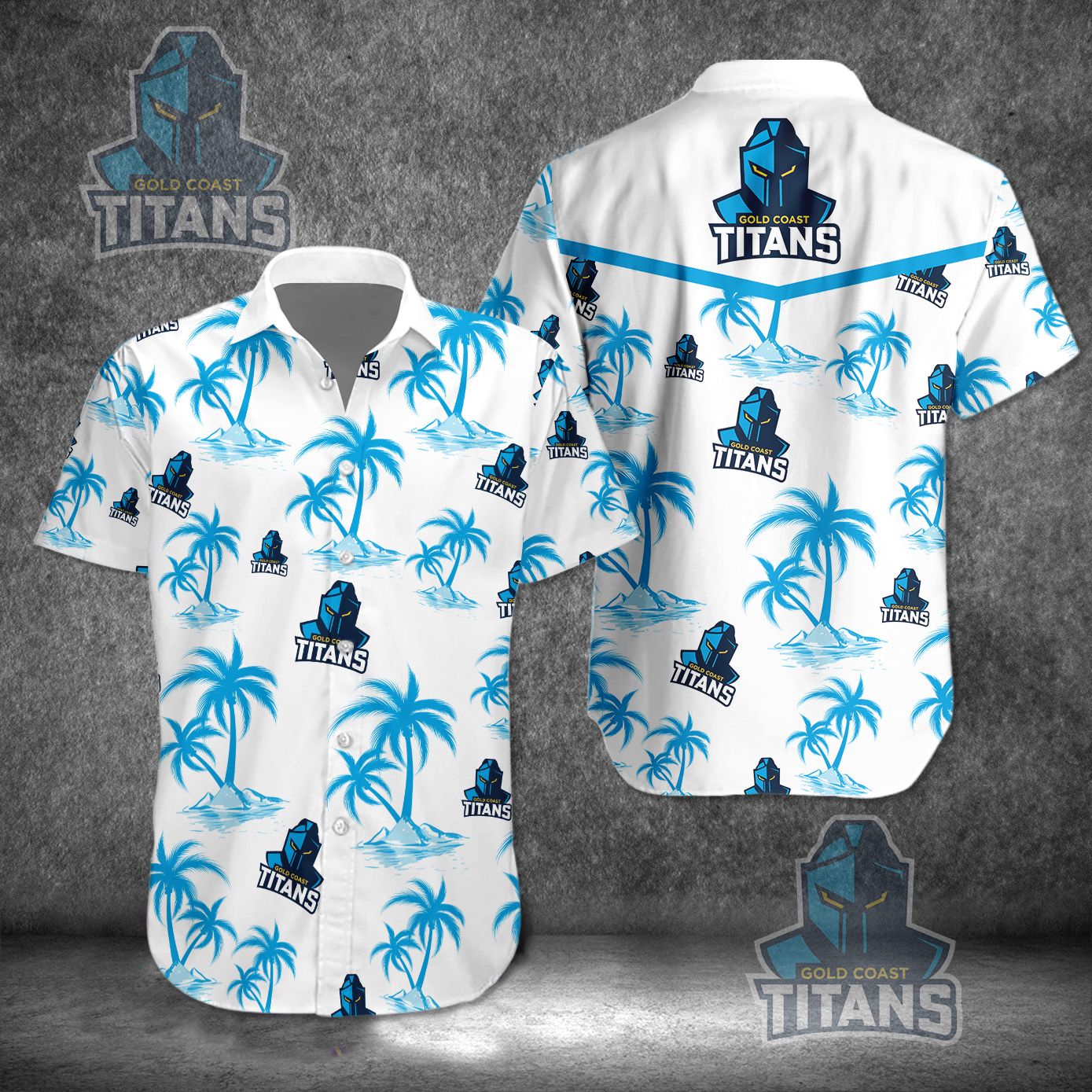 Gold Coast Titans NRL Hawaiian Shirt Ultimate Fan Team Wear