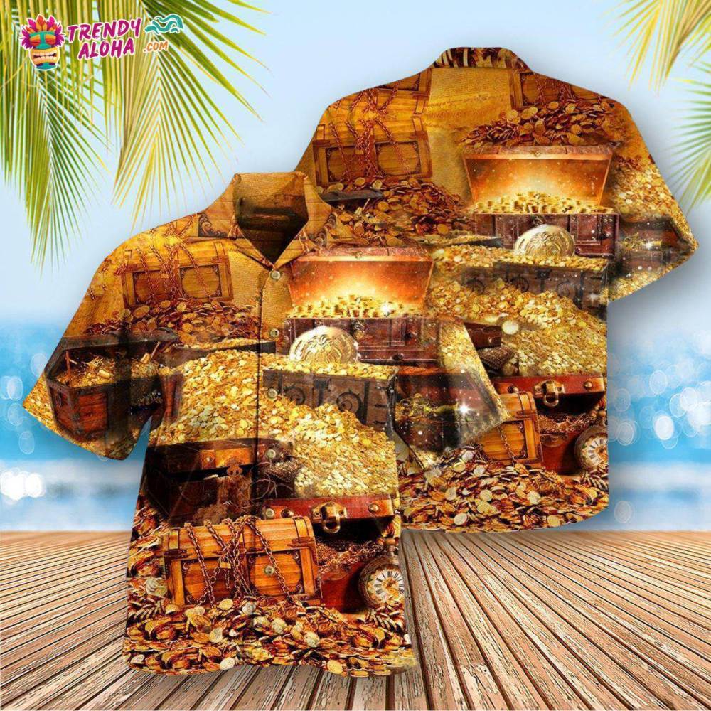 Gold Not All Treasure Is Gold Luxury Hawaiian Shirt – Trendy Aloha