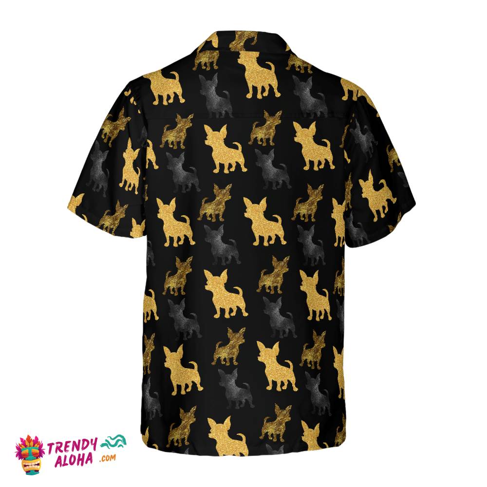 Golden Chihuahua Shirt For Men Hawaiian Shirt