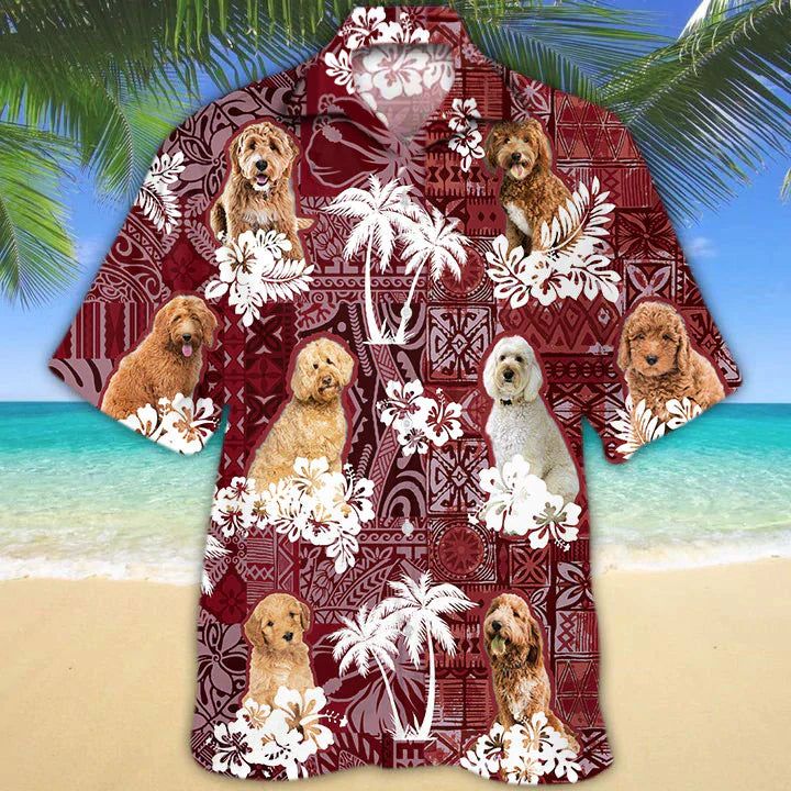 Goldendoodle Hawaiian Shirt, Gift For Dog Lover Shirts, Men’s Hawaiian Shirt Goldendoodle Hawaiian Shirt, Gift For Dog Lover Shirts, Men’s Hawaiian Shirt