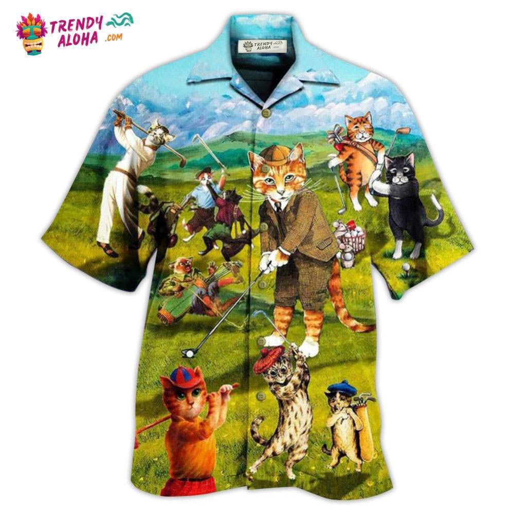 Golf Cats That What I Do I Play Golf And I Know Thing Hawaiian Shirt – Trendy Aloha Golf Cats That What I Do I Play Golf And I Know Thing Hawaiian Shirt – Trendy Aloha
