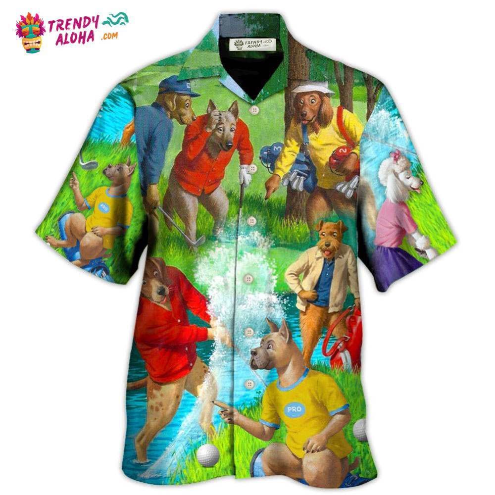 Golf Dog Cool Lover Golf Art Style Hawaiian Shirt – Trendy Aloha Golf Dog Cool Lover Golf Art Style Hawaiian Shirt – Trendy Aloha