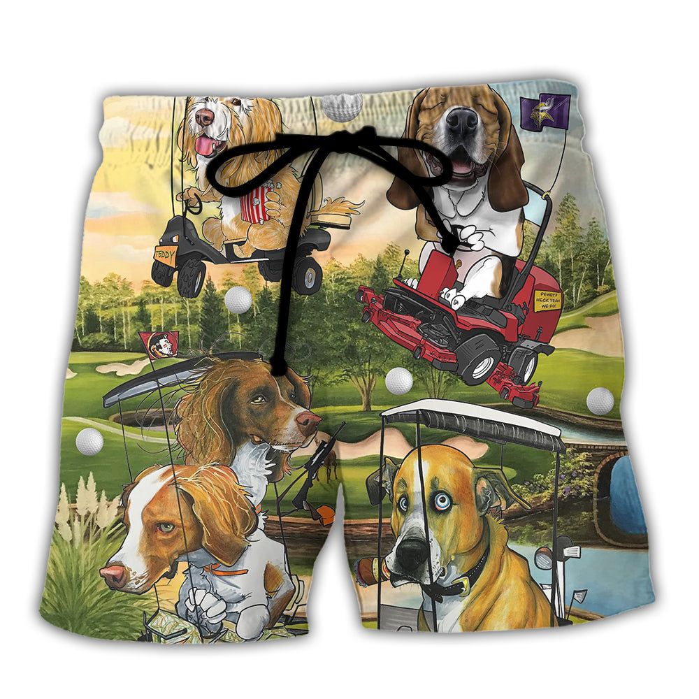 Golf Funny Dog Golf Cart This Is How I Roll Golf Lover Trendy Aloha Hawaiian Beach Shorts Golf Funny Dog Golf Cart This Is How I Roll Golf Lover Trendy Aloha Hawaiian Beach Shorts
