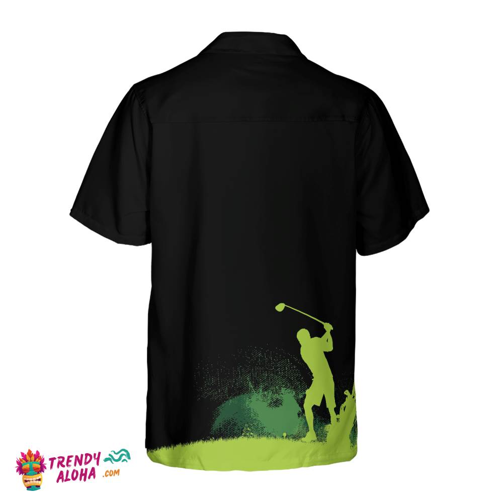 Golf Grunge Graphic Hawaiian Shirt