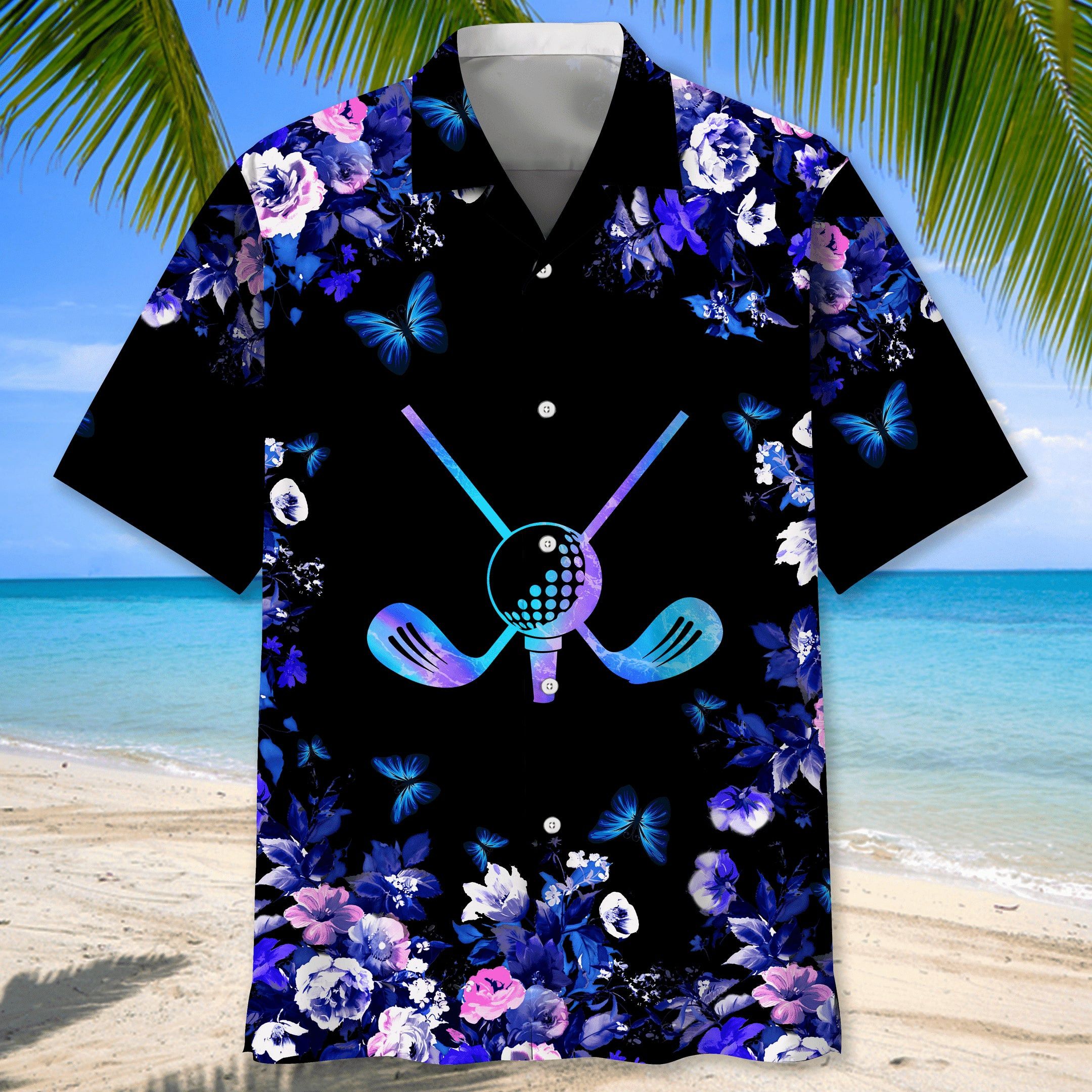 Golf Hawaiian Tropical Trendy Hawaiian Shirt, Trendy Hawaiian Shirt For Men, Summer Gift Golf Hawaiian Tropical Trendy Hawaiian Shirt, Trendy Hawaiian Shirt For Men, Summer Gift