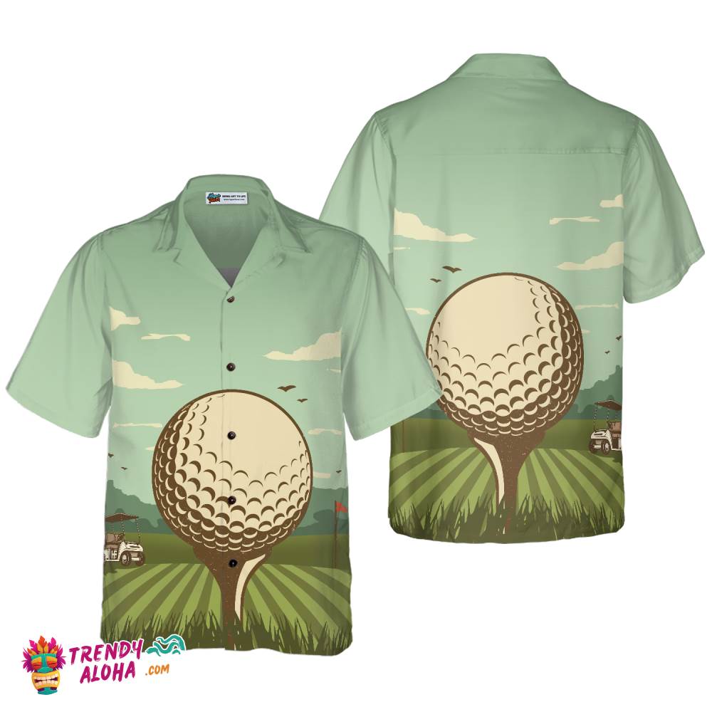 Golf In A Beautiful Day Hawaiian Shirt Golf In A Beautiful Day Hawaiian Shirt