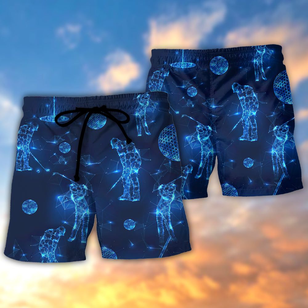Golf Is The Closest Game To The Game We Call Life Trendy Aloha Hawaiian Beach Shorts