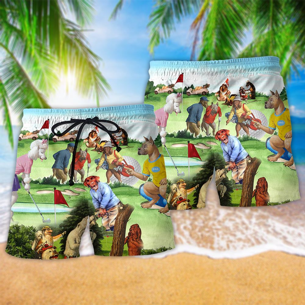 Golf It Takes A Lot Of Balls To Golf The Way I Do And I Love Trendy Aloha Hawaiian Beach Shorts
