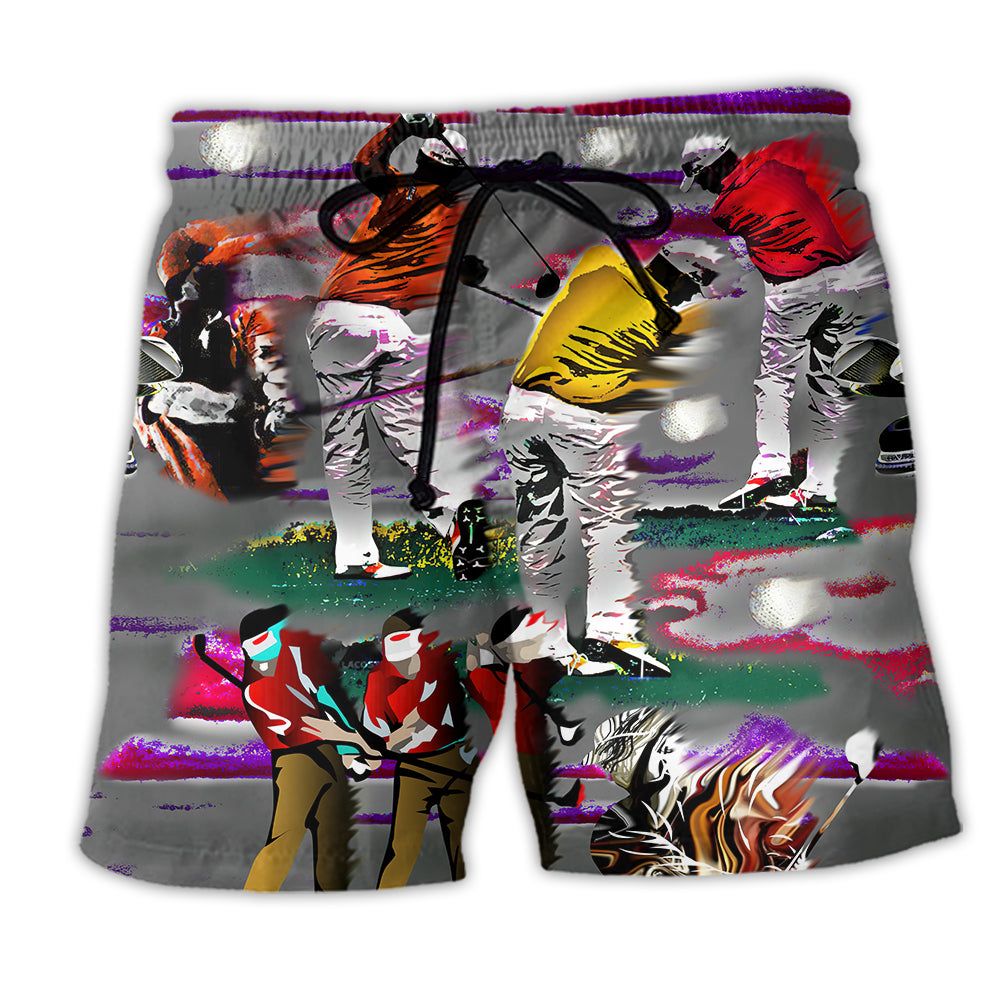 Golf Life Is A Game But Golfis Serious Color Trendy Aloha Hawaiian Beach Shorts Golf Life Is A Game But Golfis Serious Color Trendy Aloha Hawaiian Beach Shorts