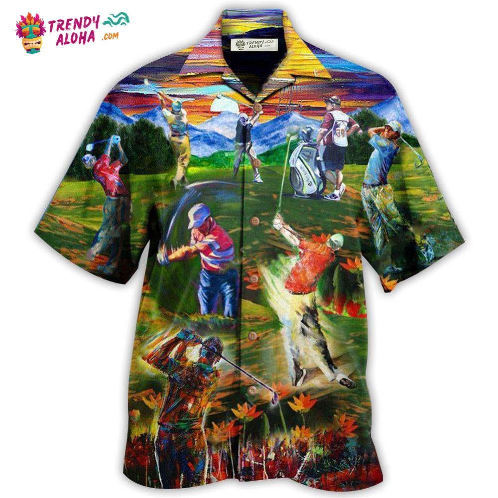 Golf Life Is Short Swing Hard Golf Hawaiian Shirt – Trendy Aloha Golf Life Is Short Swing Hard Golf Hawaiian Shirt – Trendy Aloha
