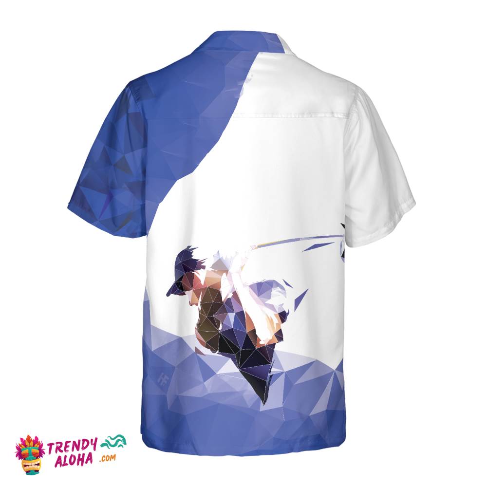 Golf Low Poly Hawaiian Shirt