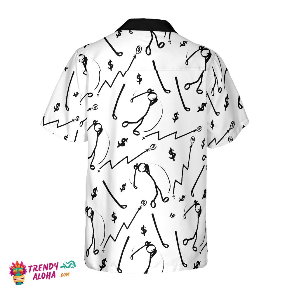 Golf Market Icons Hawaiian Shirt
