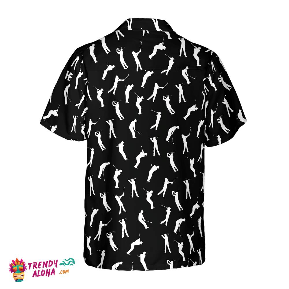 Golf Retro Golfing Papa Hawaiian Shirt