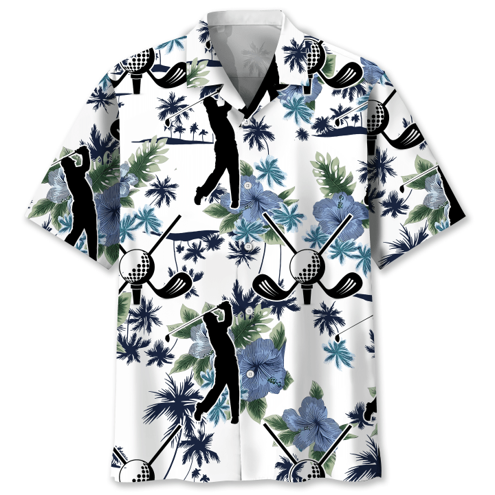 Golf White Nature Hawaii Shirt